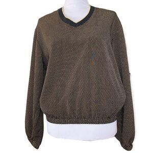 VTG LILY’s of BEVERLY HILLS women’s tennis pullover top sz S